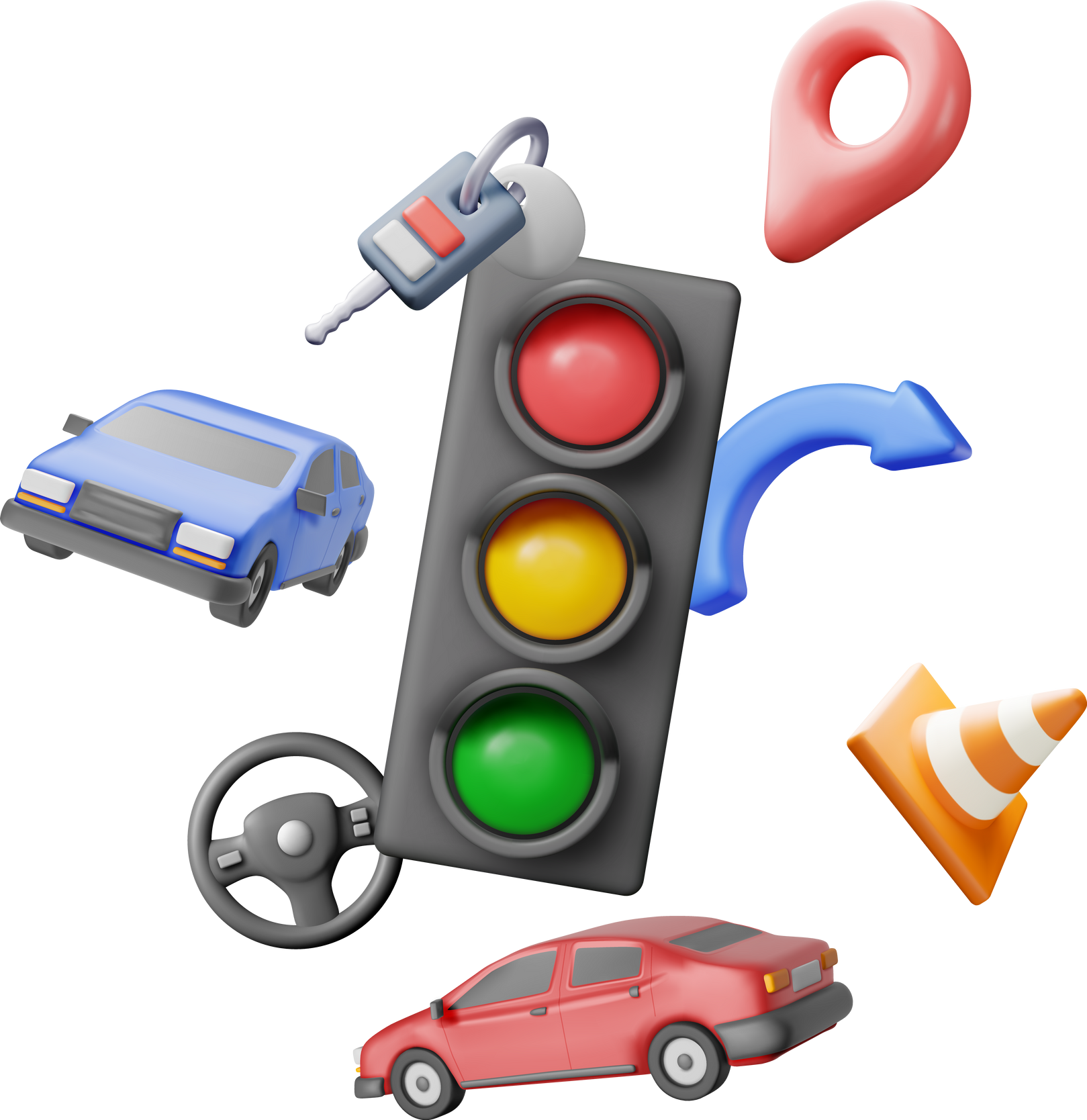 3D Concept of Driving School